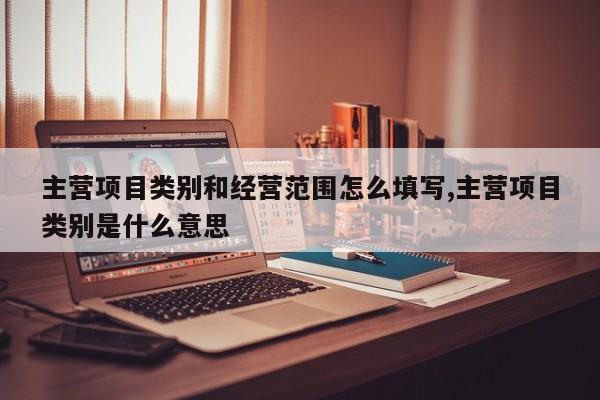 主营项目类别和经营范围怎么填写,主营项目类别是什么意思